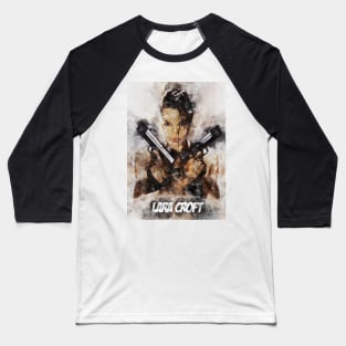 Lara Croft Baseball T-Shirt